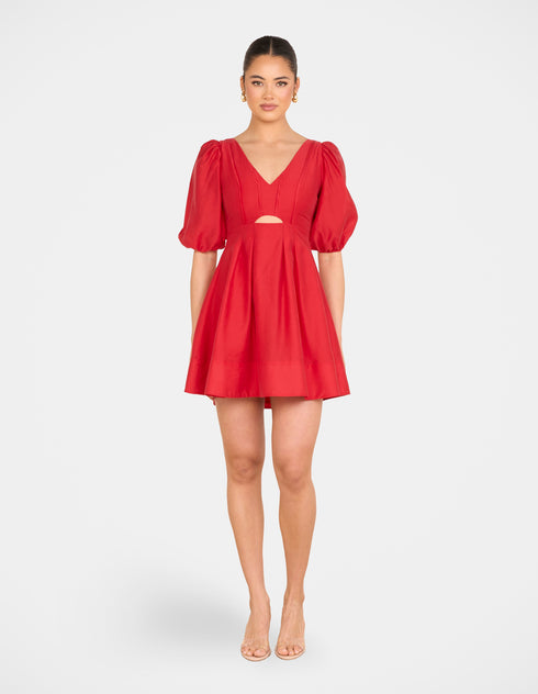Cade Puff Sleeve Mini Dress